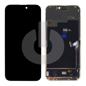 Дисплей с тачскрином для iPhone 15 Pro Max черный SOFT OLED DD фото