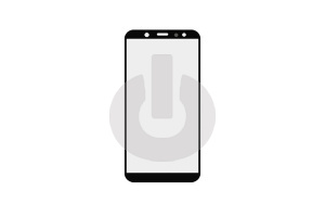 Стекло для переклейки Samsung A6+ (A605F) с OCA пленкой черное АКЦИЯ фото