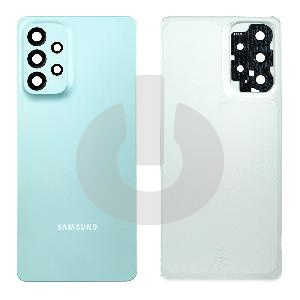 Крышка задняя для Samsung A73 5G (A736B) со стеклом камеры зеленая