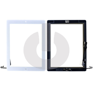 Тачскрин для iPad 4 (A1458/ A1459) с кнопкой Home белый AAA АКЦИЯ фото