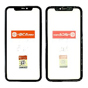 Стекло для переклейки iPhone 11 (G+OCA PRO) в рамке черное