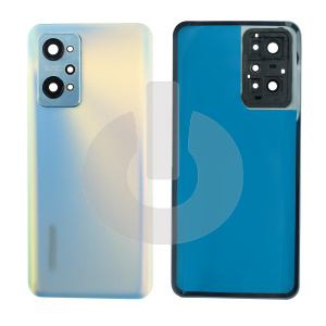 Крышка задняя для Realme GT Neo 2 (RMX3370)/ Neo 3T (RMX3371) со стеклом камеры синяя фото