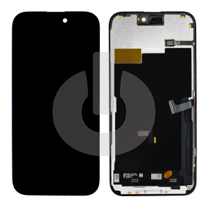 Дисплей с тачскрином для iPhone 15 Pro Max черный In-Cell JK фото