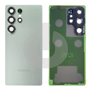 Крышка задняя для Samsung S25 Ultra (S938) со стеклом камеры серая фото