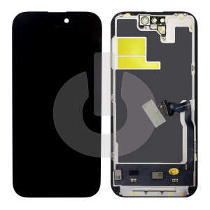 Дисплей с тачскрином для iPhone 14 Pro черный SOFT OLED DD фото
