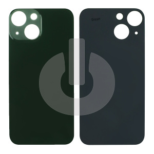 Крышка задняя для iPhone 13 (с большим вырезом) зеленая Premium фото