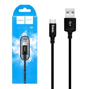 Кабель USB - Type-C HOCO X14 (2м х 3.0A) черный