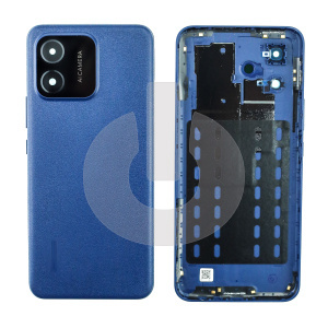 Крышка задняя для Huawei Honor X5 (VNA-LX2) со стеклом камеры синяя фото