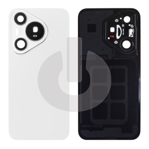 Крышка задняя для Huawei Pura 70 Pro (HBN-LX9/ HBN-AL00) со стеклом камеры белая фото
