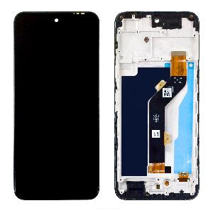 Дисплей с тачскрином для Tecno Pova Neo 3 (LH6n) в рамке черный ORG НОВИНКА