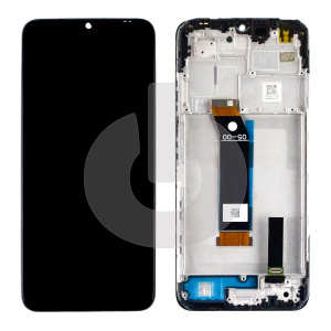 Дисплей с тачскрином для Xiaomi Poco M5 (22071219CG) в рамке черный ORG фото