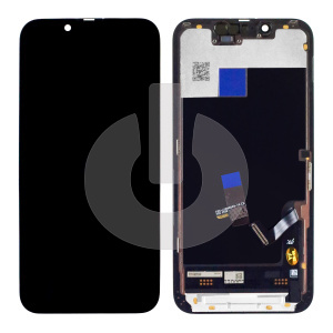 Дисплей с тачскрином для iPhone 13 Mini черный In-Cell JK фото