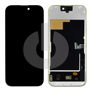 Дисплей с тачскрином для iPhone 15 Pro черный SOFT OLED DD фото