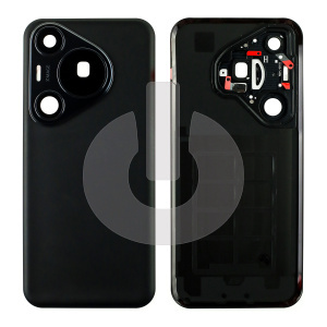 Крышка задняя для Huawei Pura 70 Pro (HBN-LX9/ HBN-AL00) со стеклом камеры черная фото