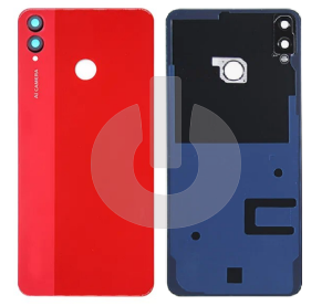 Крышка задняя для Huawei Honor 8X (JSN-L21) со стеклом камеры красная фото