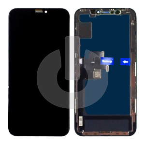 Дисплей с тачскрином для iPhone X черный In-Cell FHD MasterGo фото