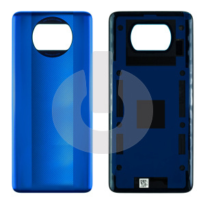 Крышка задняя для Xiaomi Poco X3 NFC (M2007J20CG)/ X3 Pro (M2102J20SG) синяя фото