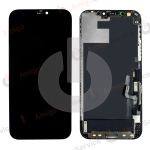 Дисплей с тачскрином для iPhone 12/ iPhone 12 Pro черный OR FOG фото