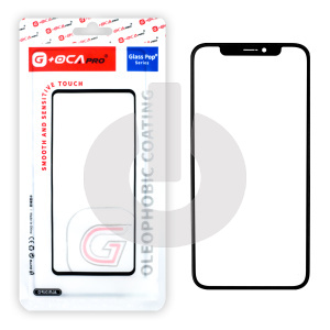 Стекло для переклейки iPhone 12 Mini (G+OCA PRO) черное фото