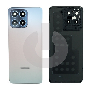 Крышка задняя для Huawei Honor X6 (VNE-LX1) со стеклом камеры серебристая фото