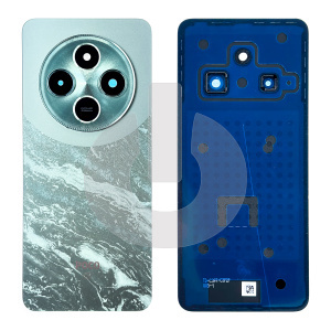 Крышка задняя для Xiaomi Poco C75 (2410FPCC5G) со стеклом камеры зеленая фото