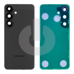 Крышка задняя для Samsung S25+ (S936) со стеклом камеры черная фото