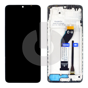 Дисплей с тачскрином для Xiaomi Poco C65 (2310FPCA4G) в рамке черный ORG MasterGo фото