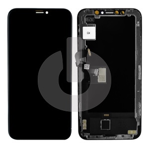 Дисплей с тачскрином для iPhone X черный OLED GX фото