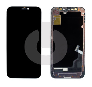 Дисплей с тачскрином для iPhone 12 Mini черный In-Cell JK фото