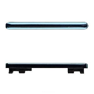 Кнопка (толкатель) громкости для Xiaomi Redmi Note 10 Pro (M2101K6G) голубая