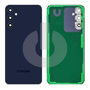 Крышка задняя для Samsung A35 5G (A356E) со стеклом камеры синяя