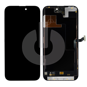 Дисплей с тачскрином для iPhone 14 Pro Max черный OR FOG фото