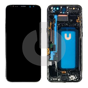 Дисплей с тачскрином для Samsung S8+ (G955F) в рамке черный In-Cell фото