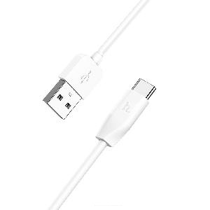 Кабель USB AM - Type-C HOCO X1 (1м х 3A) белый