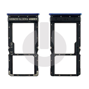 Лоток Sim для Xiaomi Poco X3 Pro (M2102J20SG)/ X3 NFC (M2007J20CG) синий фото
