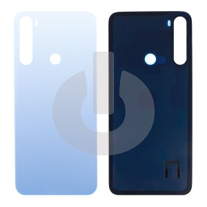 Крышка задняя для Xiaomi Redmi Note 8T (M1908C3XG) бело-голубая фото