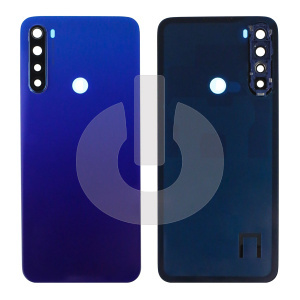 Крышка задняя для Xiaomi Redmi Note 8T (M1908C3XG) со стеклом камеры синяя фото