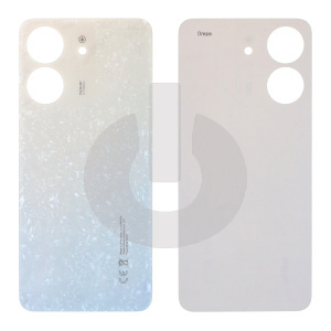 Крышка задняя для Xiaomi Redmi 13C (23106RN0DA) со стеклом камеры голубая фото