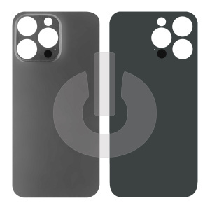 Крышка задняя для iPhone 13 Pro Max (с большим вырезом) графитовая Premium фото