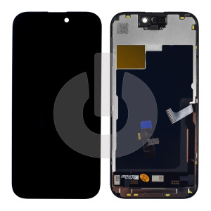 Дисплей с тачскрином для iPhone 15 Pro черный In-Cell JK фото