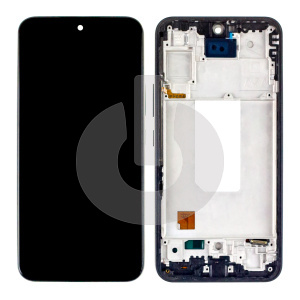 Дисплей с тачскрином для Samsung A54 5G (A546E) в рамке черный In-Cell фото