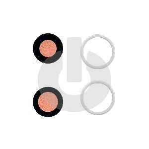 Стекло камеры для iPhone 11 с белой гильзой ORG АКЦИЯ фото
