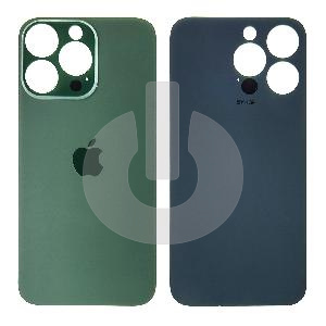Крышка задняя для iPhone 13 Pro (с большим вырезом) зеленая