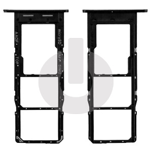 Лоток Sim для Samsung A14 4G (A145F) черный фото