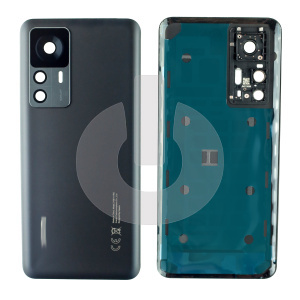 Крышка задняя для Xiaomi 12T (22071212AG) со стеклом камеры черная фото