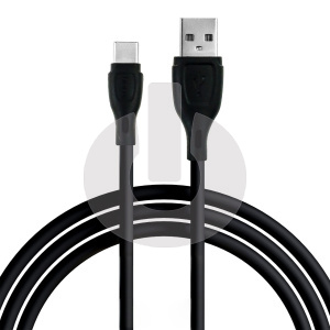 Кабель USB AM - Type-C HOCO X61 Silicone (1м х 3A) черный фото