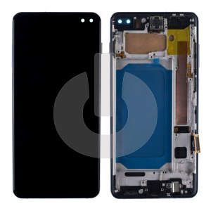 Дисплей с тачскрином для Samsung S10+ (G975F) в рамке черный In-Cell фото