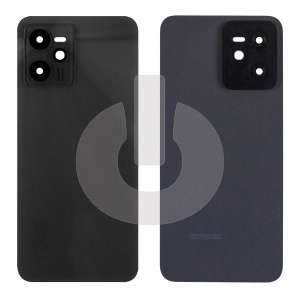 Крышка задняя для Realme C35 (RMX3511) со стеклом камеры черная фото