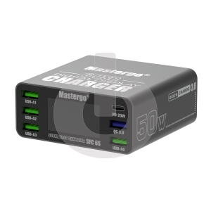 Станция зарядная MasterGo SFC 6S (5 USB х 1 Type-C) фото