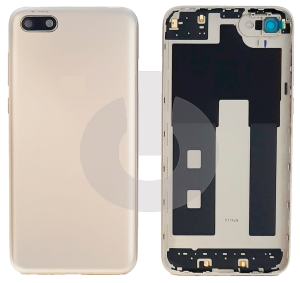 Крышка задняя для Huawei Y5 2018 (DRA-L21)/ Y5 Prime 2018 (DRA-LX2)/ Y5 Lite 2018 (DRA-LX5) со стеклом камеры золотая АКЦИЯ фото